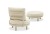 Кресло с пуфом Gotland, бежевый Brafab
