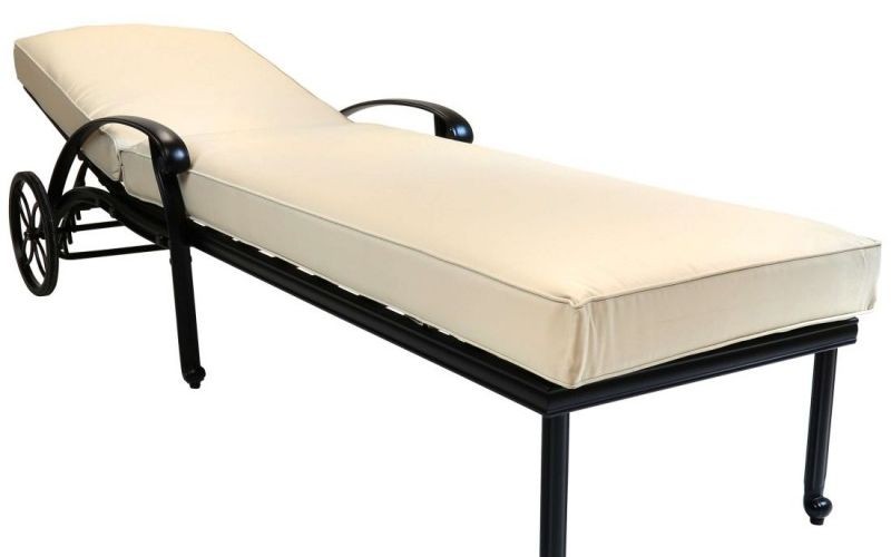 Шезлонг из литого алюминия Fiorino бронза Кит Маркет