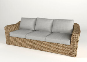 Диван 3-х местный Премьер Rotang Lux