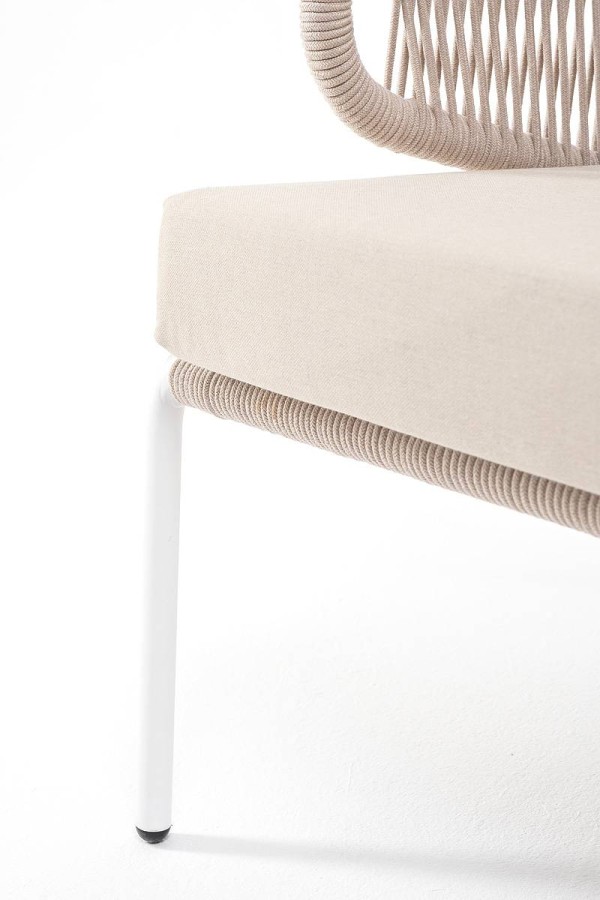 Диван 2-местный Милан из роупа бежевый 4sis