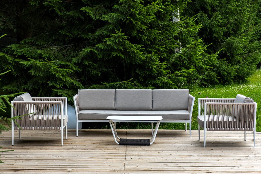 Лаунж-зона Касабланка 5 серо-коричневая 4sis