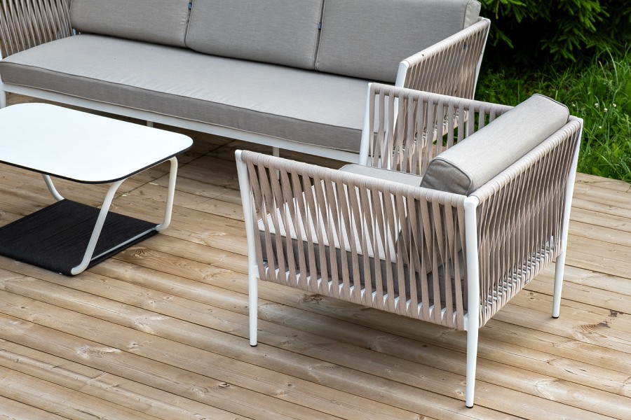 Лаунж-зона Касабланка 5 серо-коричневая 4sis