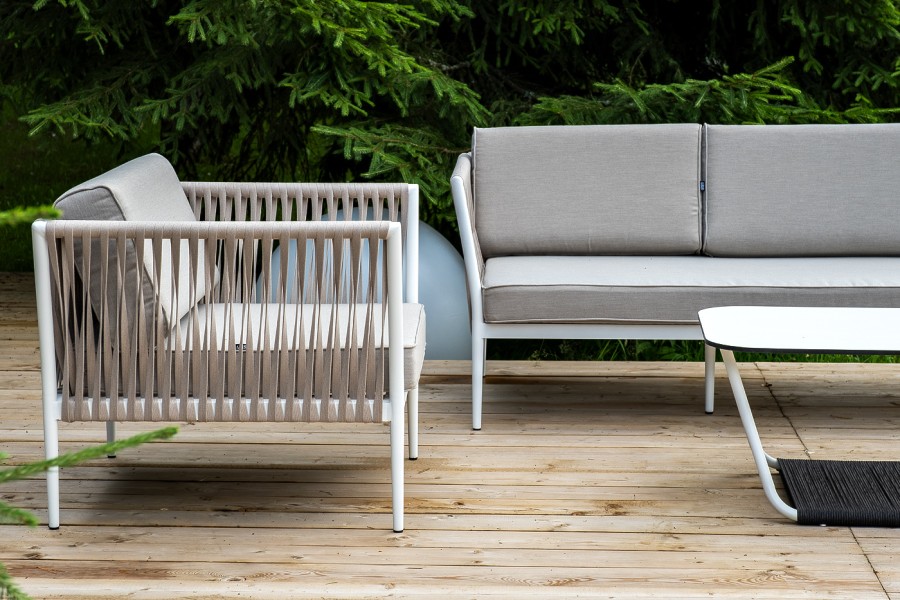 Лаунж-зона Касабланка 5 серо-коричневая 4sis