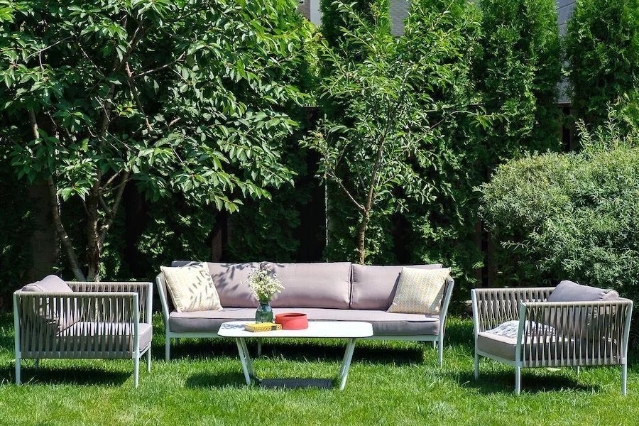 Лаунж-зона Касабланка серо-коричневая 4sis