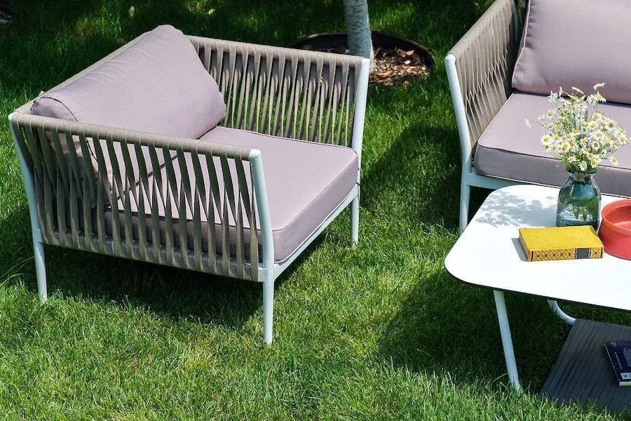 Лаунж-зона Касабланка серо-коричневая 4sis