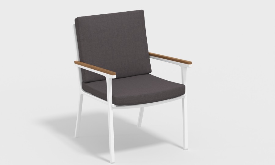 Обеденная группа Bella-2 220 белый антрацит Gardenini