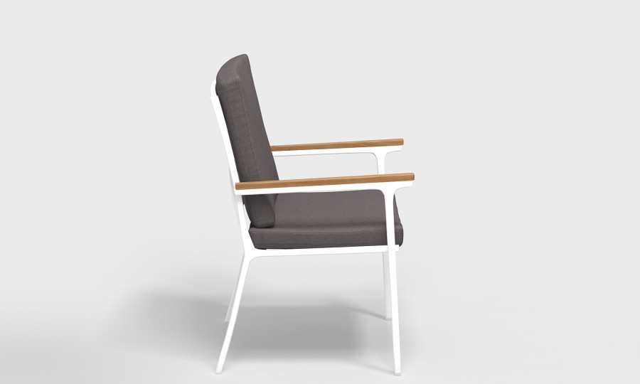 Обеденная группа Bella-2 220 белый антрацит Gardenini