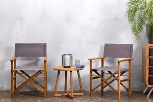 Кофейный комплект из акации DIRECTOR серый Joygarden