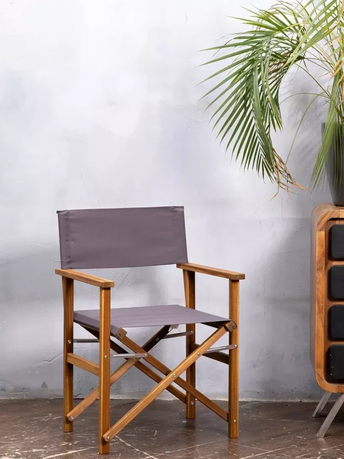 Кофейный комплект из акации DIRECTOR серый Joygarden