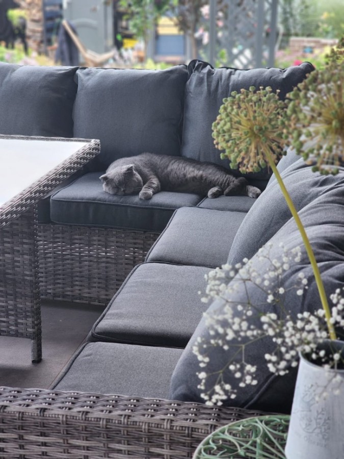 Комплект мебели из искусственного ротанга ZORRO PLUS серый