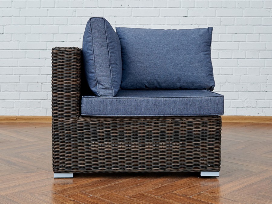 Модуль диванный угловой Karl серый Royal Family