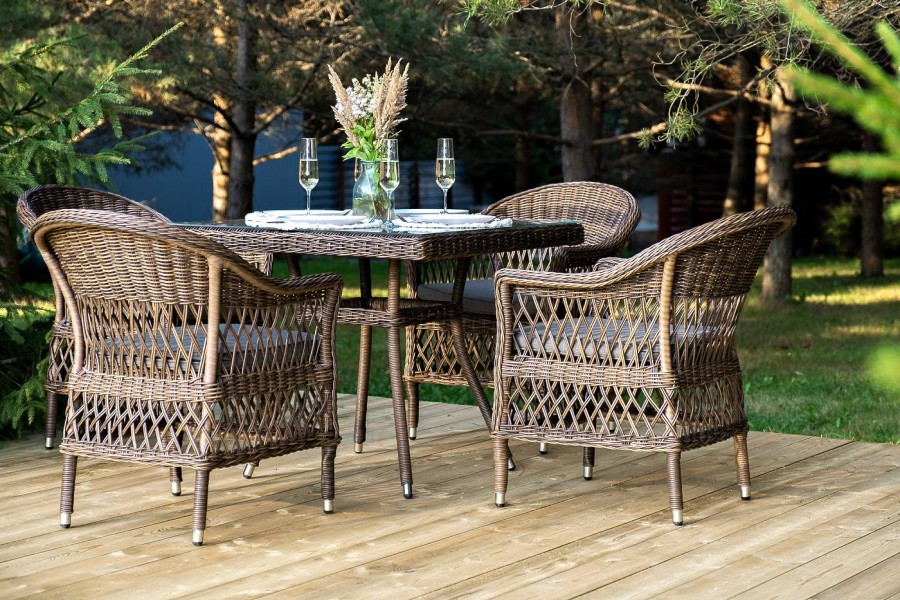 Обеденная группа Сицилия Brown 4sis