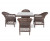 Обеденная группа Сицилия Brown 4sis
