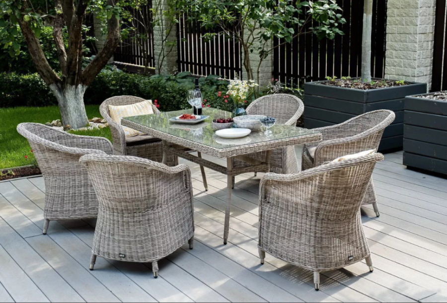 Плетеное кресло Равенна бежевое 4sis