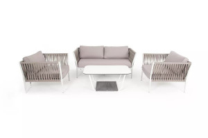 Лаунж-зона плетеная из роупа Касабланка 4sis