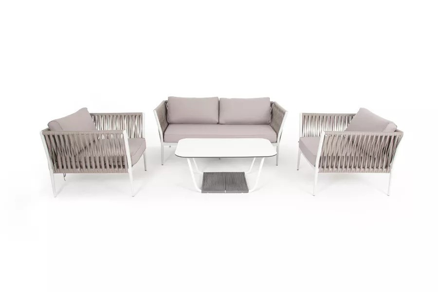 Лаунж-зона плетеная из роупа Касабланка 4sis