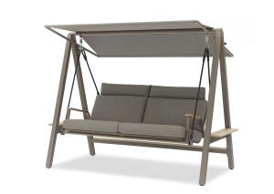 Садовые качели Malmo Бежевый/коричневый