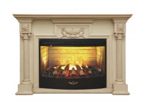 3D-электрокамин London 33 WT с очагом Firestar 33 3D Garden 3D-электрокамин London 33 WT с очагом Firestar 33 3D Garden