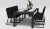 Обеденная группа Malia 220 черная Gardenini