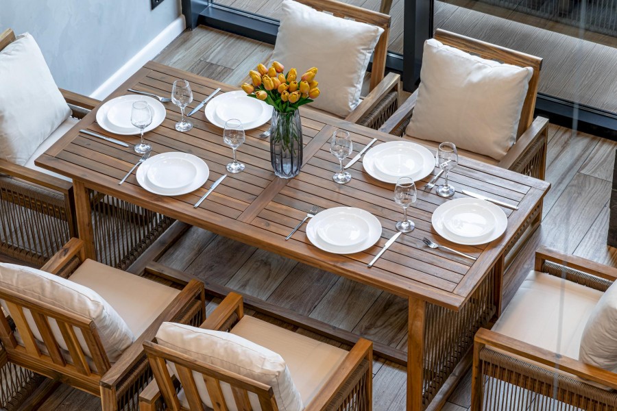 Обеденный комплект GRAND MICHELLE бежевый Royal Family