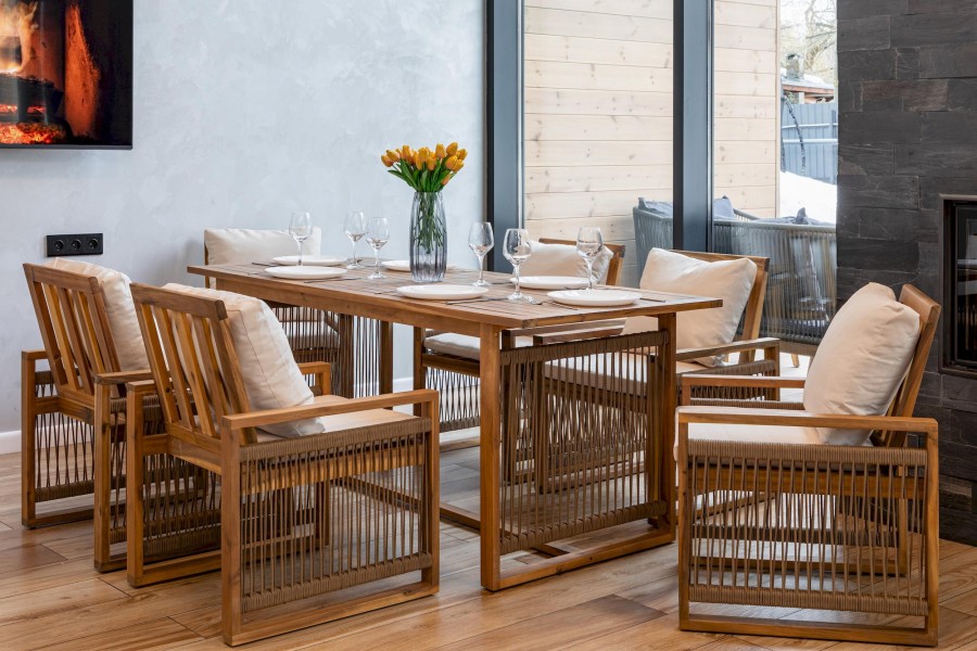 Обеденный комплект GRAND MICHELLE бежевый Royal Family