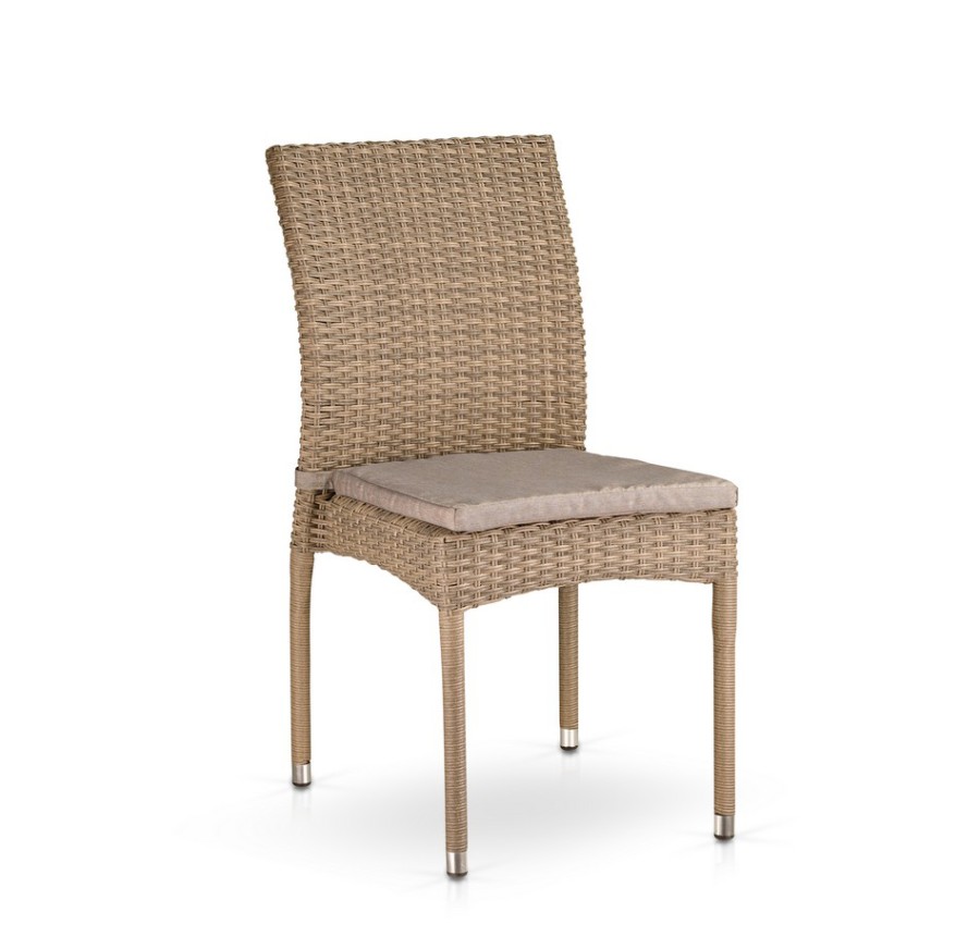 Комплект плетеной мебели T365/Y380B-W65 Light Brown (8+1) Афина