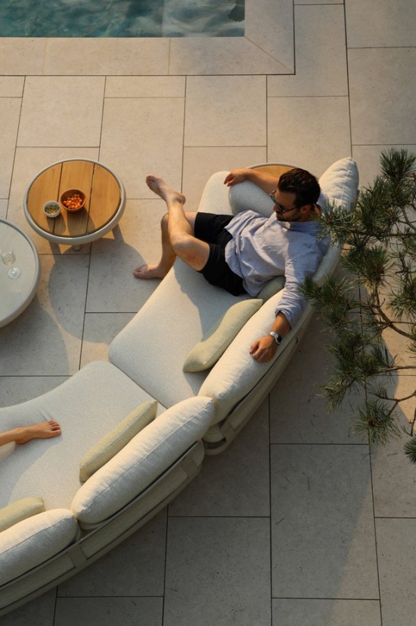 Комплект мебели c парными столиками Gotland Lounge, бежевый Brafab