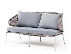 Диван 2-местный Милан из роупа серый 4sis Диван 2-местный Милан из роупа серый 4sis