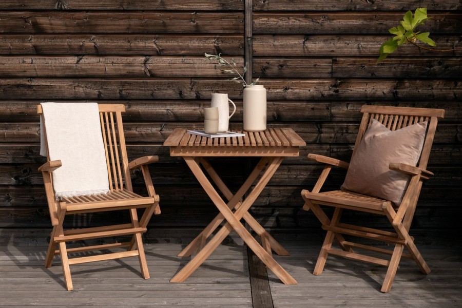 Стол из массива тика Turin 80 Brafab