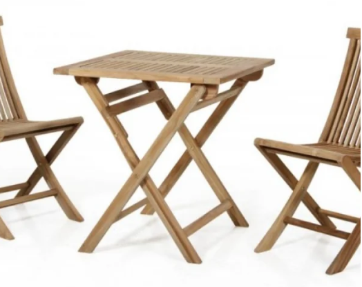 Стол из массива тика Turin 80 Brafab