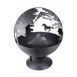 Уличный очаг сфера Дикий Запад FIRECUP