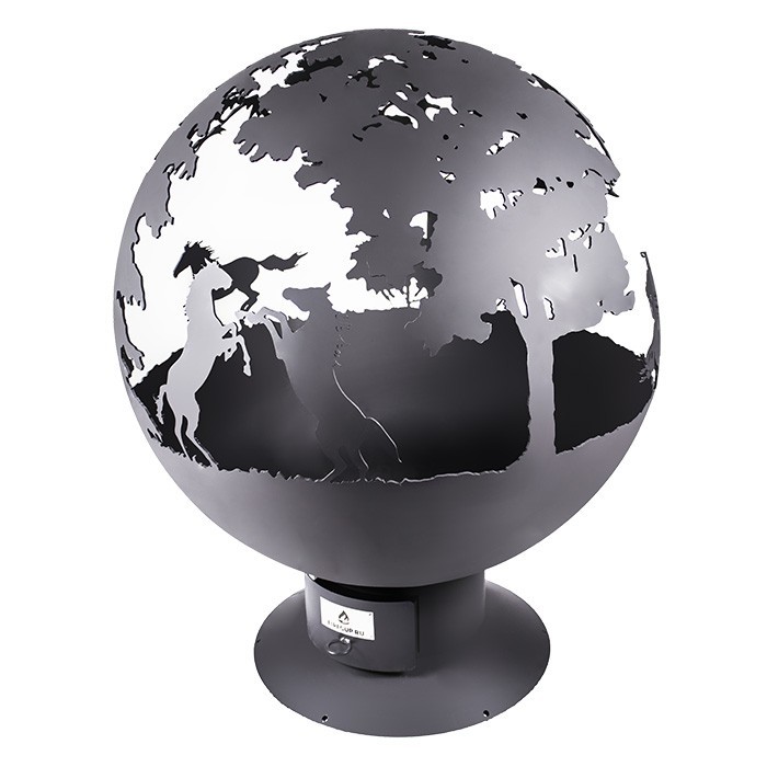 Уличный очаг сфера Дикий Запад FIRECUP