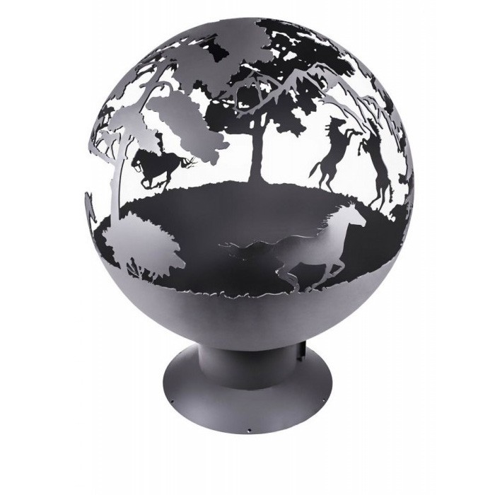 Уличный очаг сфера Дикий Запад FIRECUP