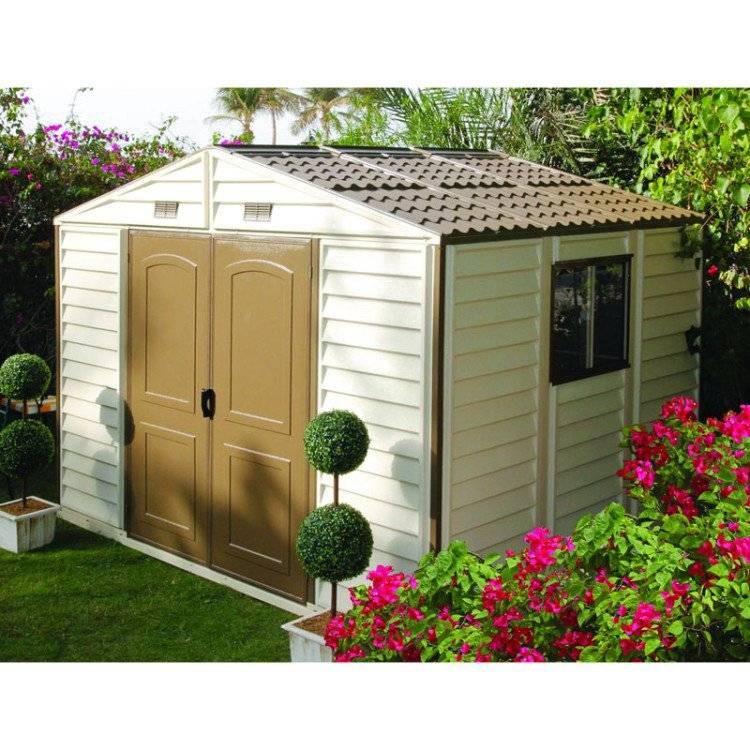 Пластиковый сарай Woodside Garden