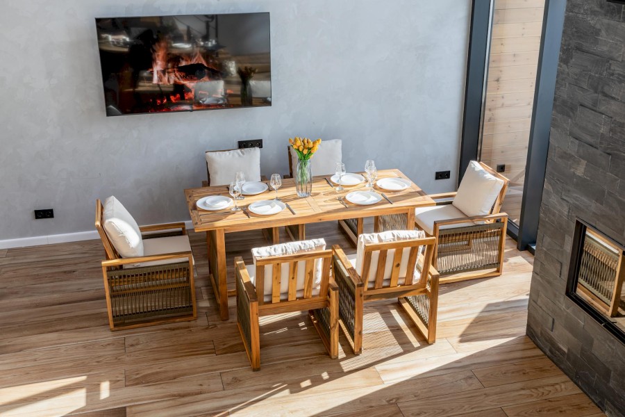 Обеденный комплект GRAND MICHELLE оливковый Royal Family