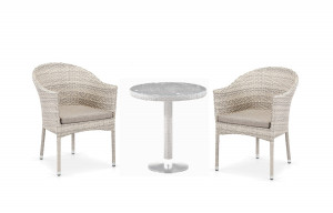 Комплект плетеной мебели T601/Y350-W85 Latte 2Pcs Афина
