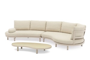 Комплект мебели c кофейным столом Gotland Lounge, бежевый Brafab