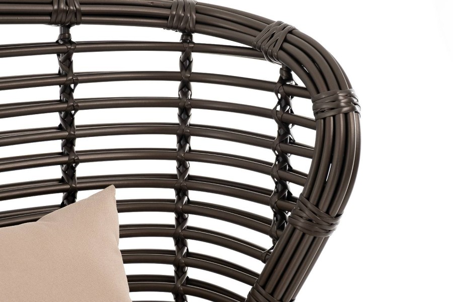 Кресло Парма из искусственного ротанга, бронзовый 4sis