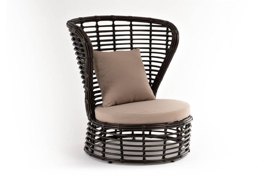 Кресло Парма из искусственного ротанга, бронзовый 4sis