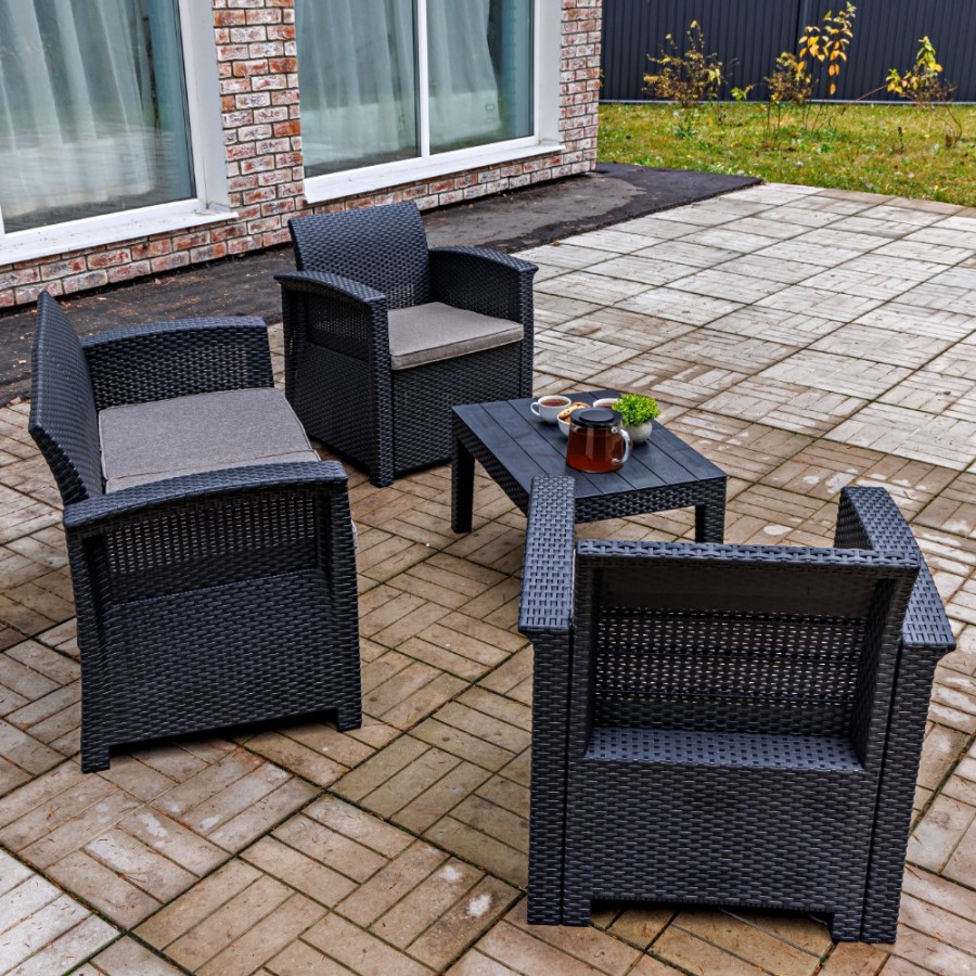 Лаунж зона LILY с двухместным диваном Royal Family