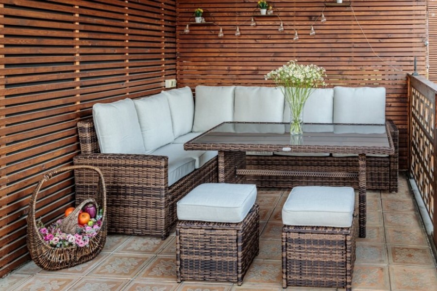 Kомплект мебели из искусственного ротанга Zorro коричневый Royal Family