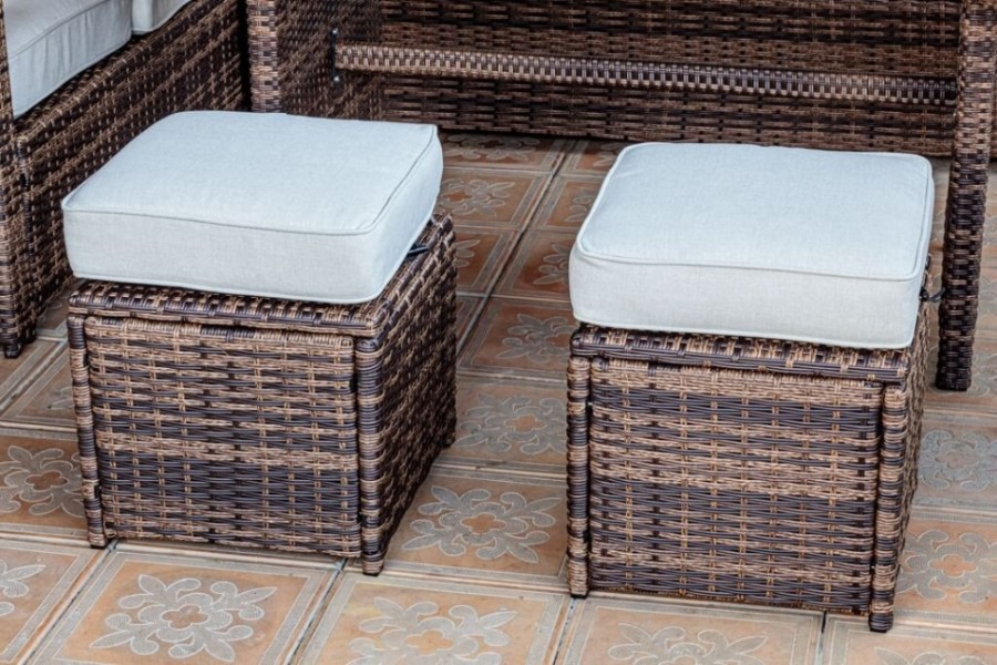 Kомплект мебели из искусственного ротанга Zorro коричневый Royal Family