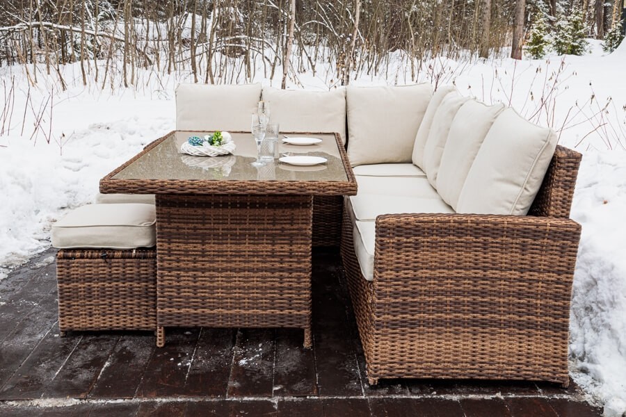 Kомплект мебели из искусственного ротанга Zorro коричневый Royal Family