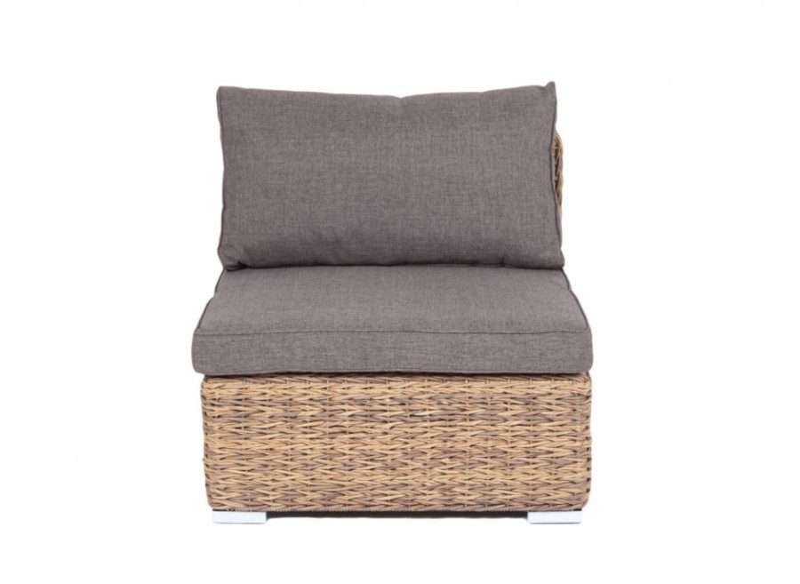 Модуль прямой с подушками Лунго гиацинт соломенный 4sis