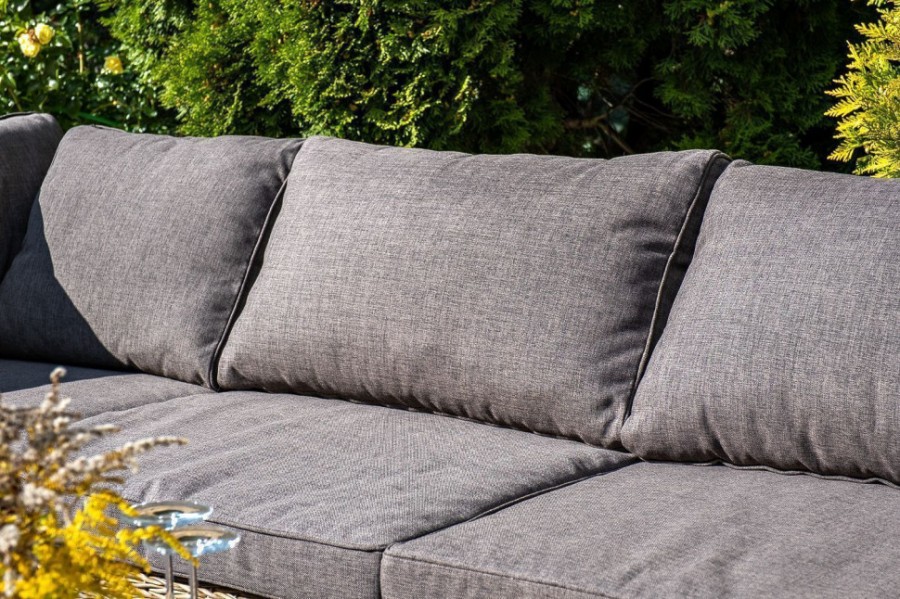 Модуль прямой с подушками Лунго гиацинт соломенный 4sis