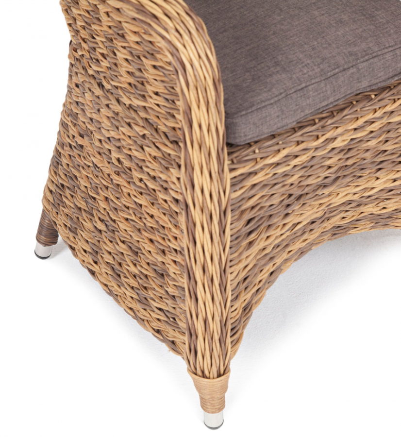 Плетеное кресло Равенна гиацинт соломенный 4sis