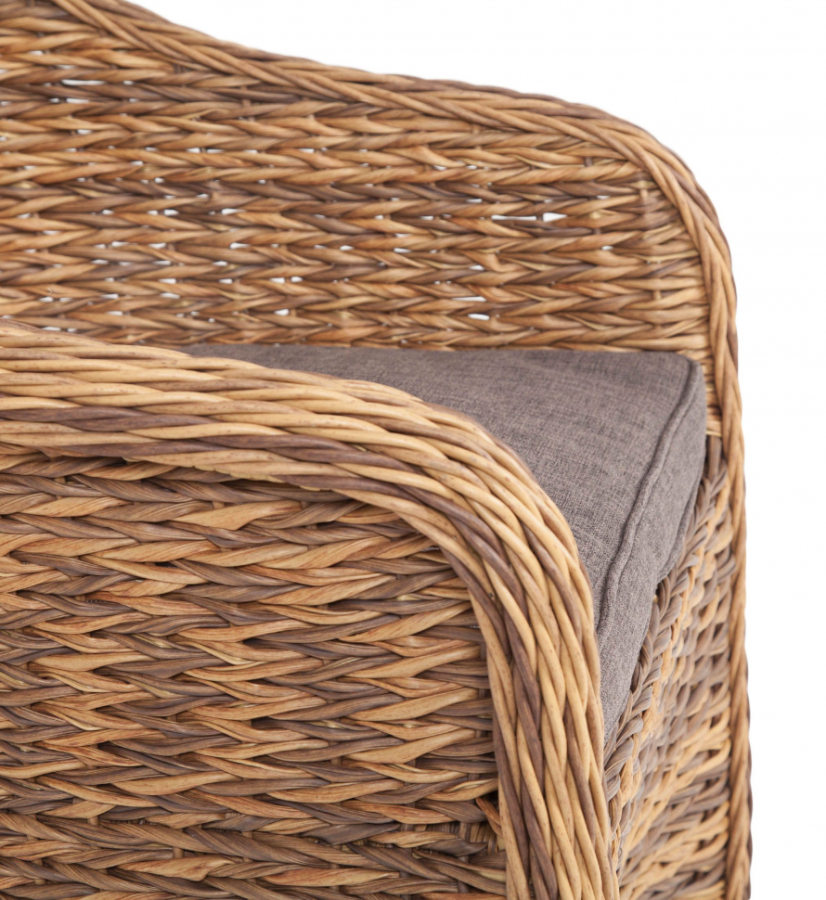 Плетеное кресло Равенна гиацинт соломенный 4sis