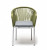 Плетеный стул Лион из роупа салатовый 4sis