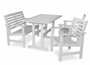 Набор мебели Стэнхамн из сосны, светло-серый Garden