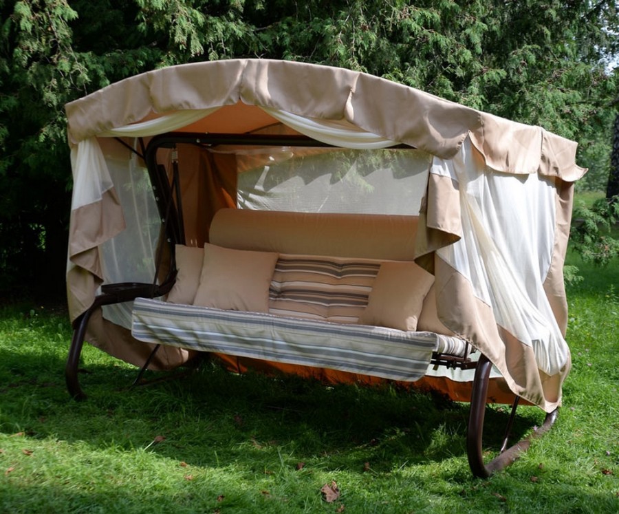 Качели садовые 4-х местные Александрия с1497, Ольса 